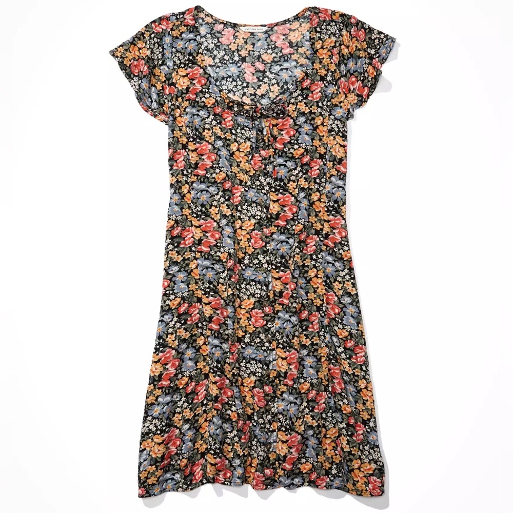 American Eagle Button Up Mini Dress